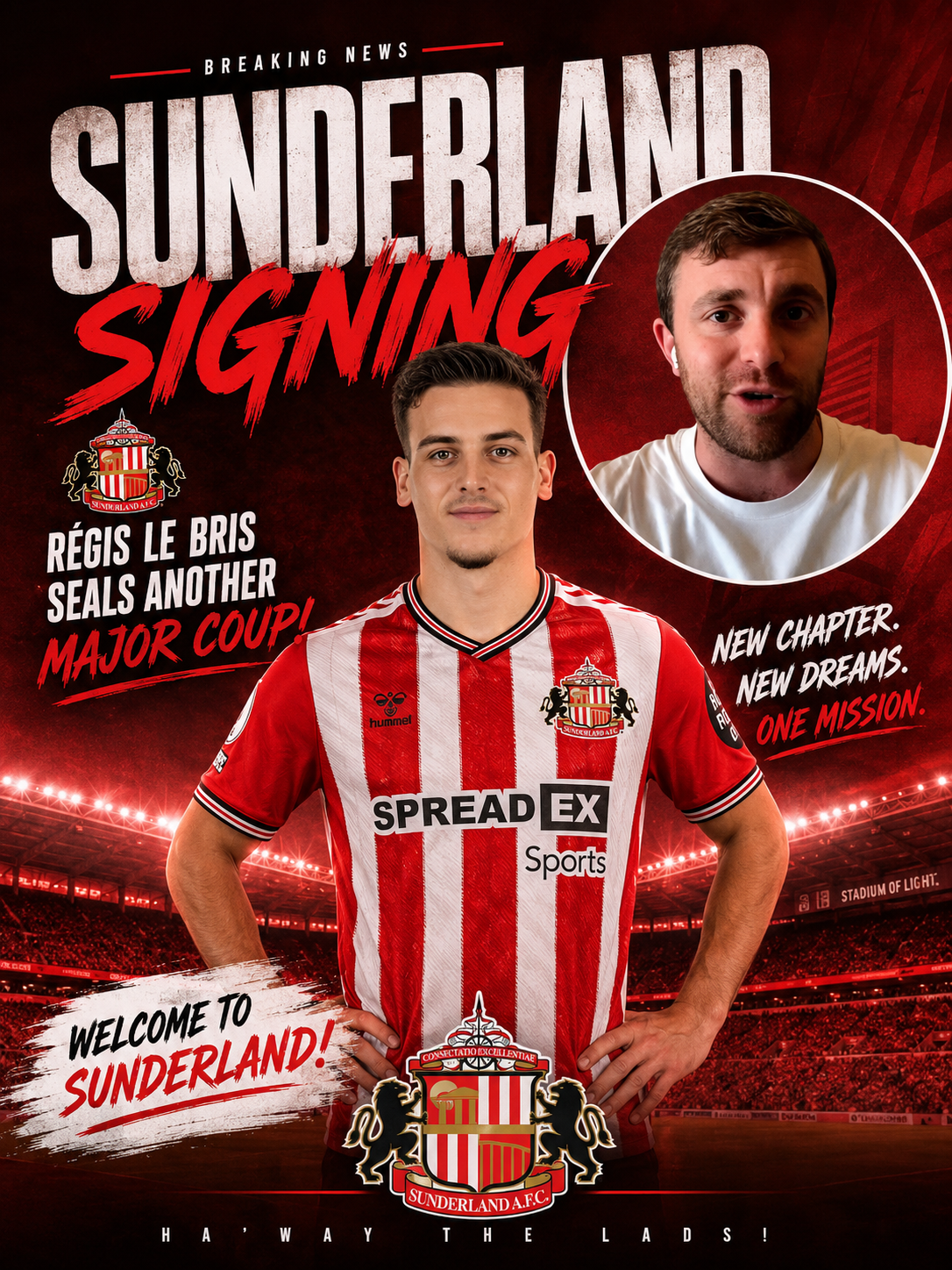 Read more about the article BREAKING: Sunderland Complete Stunning Move for Croatian Wonderkid as Régis Le Bris Continues Summer Rebuild
