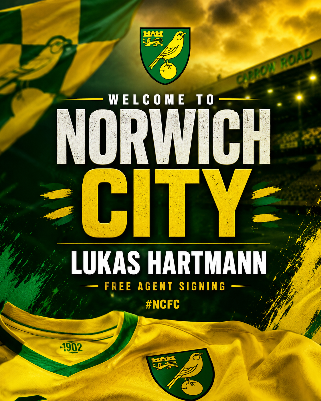 You are currently viewing BREAKING: Norwich City Pull Off Stunning Free-Agent Coup as Philippe Clement Secures Former Bundesliga Star
