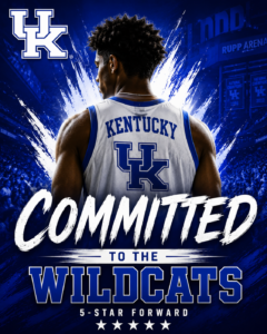 Read more about the article BREAKING: Kentucky Wildcats Secure Commitment From 5-Star Forward After Late Recruiting Battle