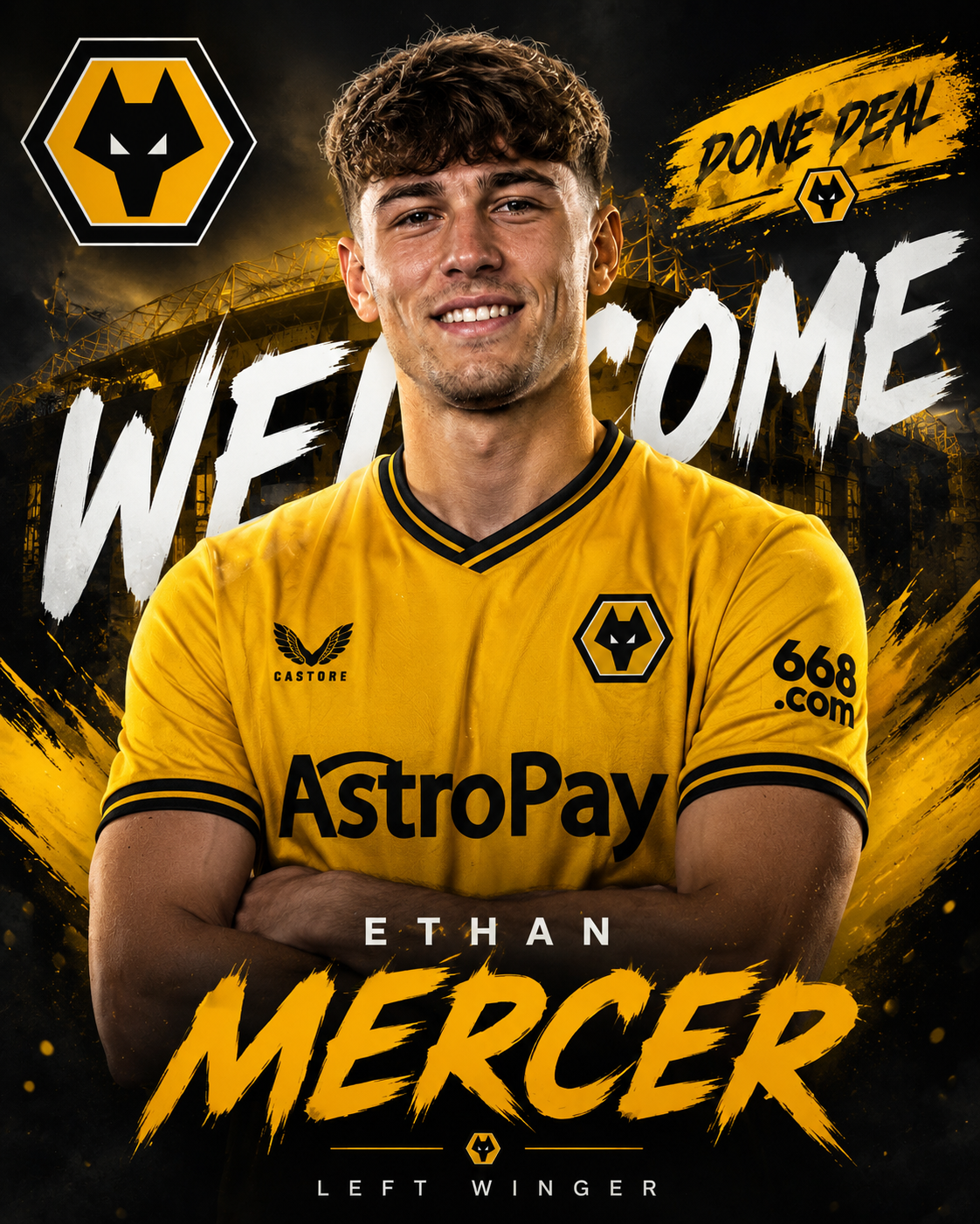 Read more about the article WOLVES STUN THE PREMIER LEAGUE: MYSTERY WINGER FINALLY ARRIVES IN BLOCKBUSTER DONE DEAL!