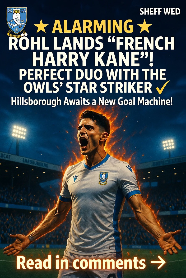 Read more about the article RÖHL LANDS ‘FRENCH HARRY KANE’ AS SHEFFIELD WEDNESDAY CLOSE IN ON MAJOR STRIKER DEAL